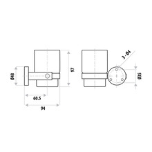 Elle Stainless Steel Tumbler & Holder Set